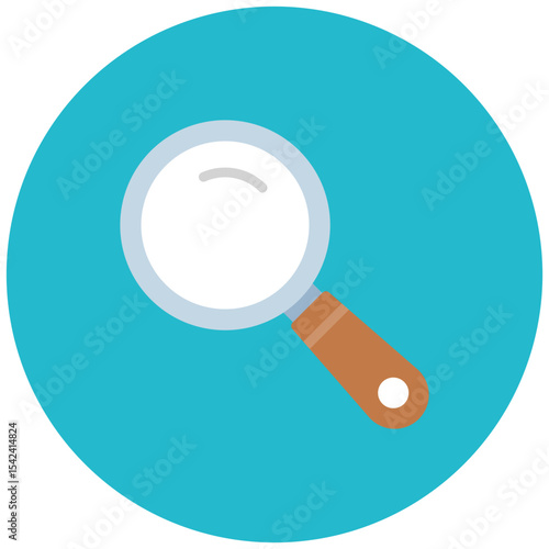 Magnifying Glass icon vector image. Can be used for Press Freedom Day.