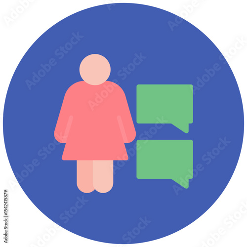 Slut Shaming icon vector image. Can be used for Bullying in Society.