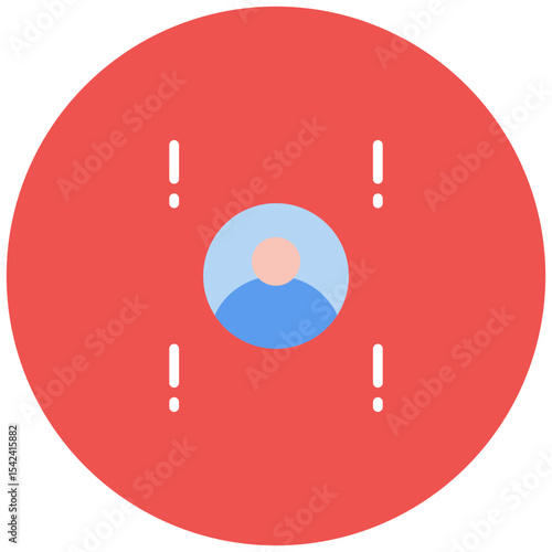 Scapegoating icon vector image. Can be used for Bullying in Society.