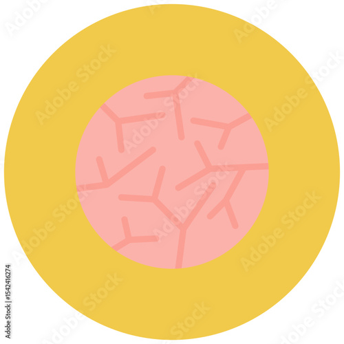 Dry Skin icon vector image. Can be used for Allergy Symptoms.