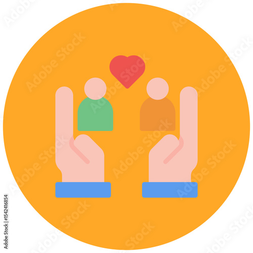 Twin Flames icon vector image. Can be used for Social Relationship.