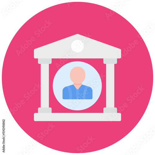 Authority icon vector image. Can be used for Compilance and Regulation.