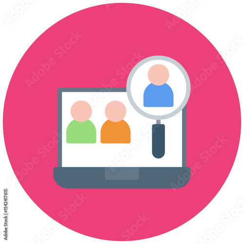 Sampling icon vector image. Can be used for Market Research.