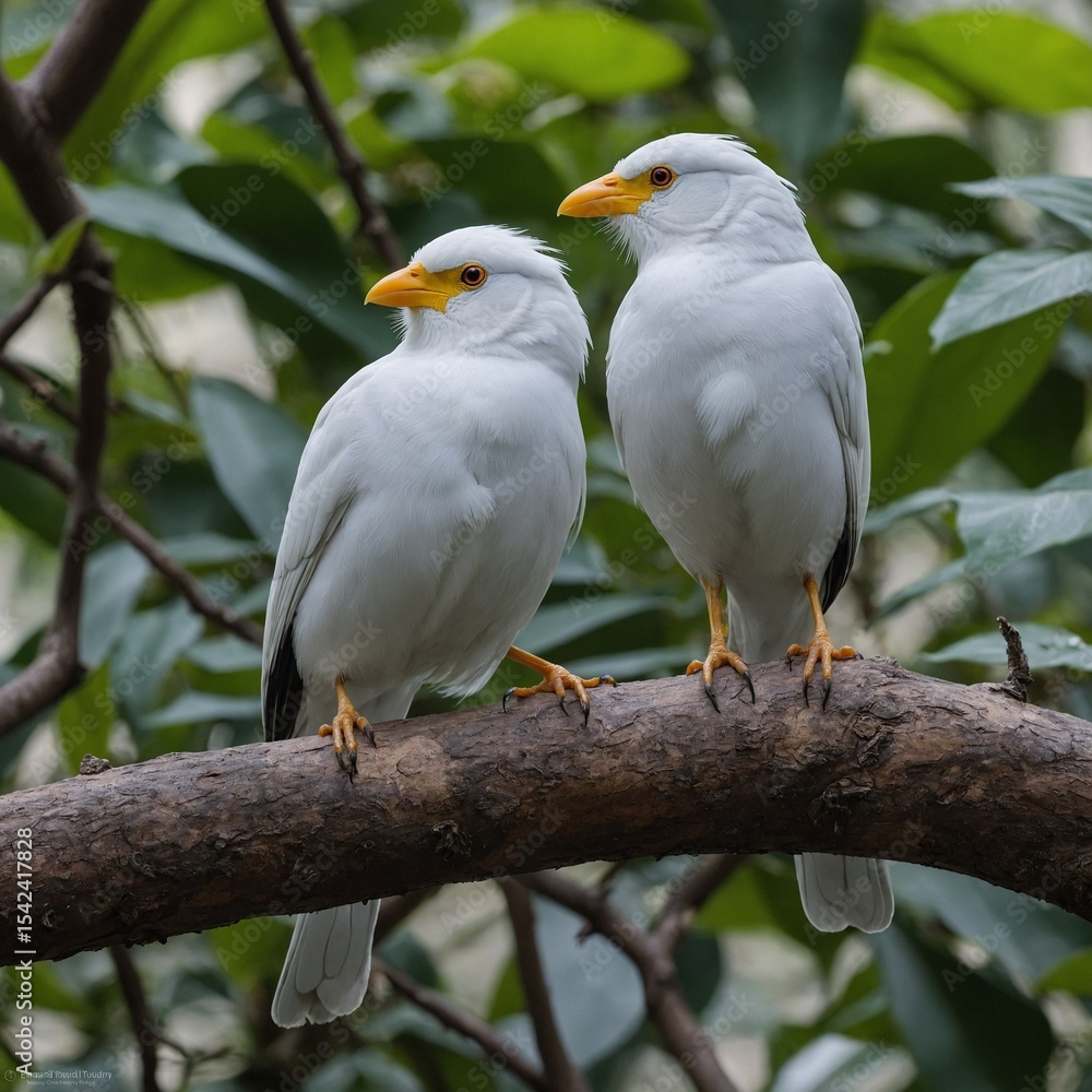 Obraz premium white headed gull