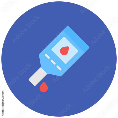 Glucose Test icon vector image. Can be used for Medical Tests.