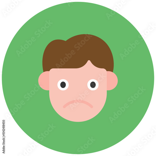 Rejected icon vector image. Can be used for Human Emotions.