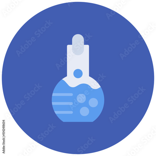 Flask icon vector image. Can be used for Data Science.