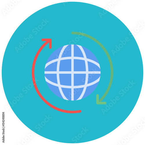 Exchange icon vector image. Can be used for Data Science.