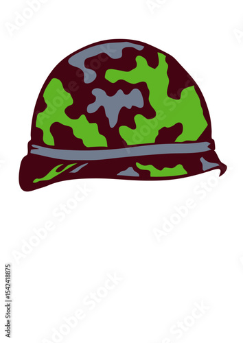 casque militaire dessin