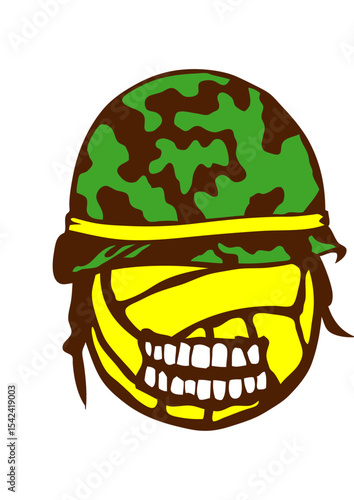 volleyball ou  waterpolo casque militaire ballon