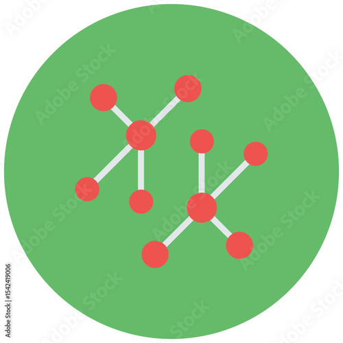 Network icon vector image. Can be used for Data Science.