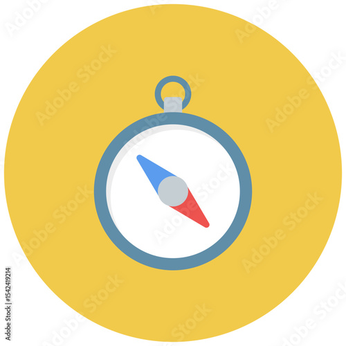 Lost Compass icon vector image. Can be used for Burnout.