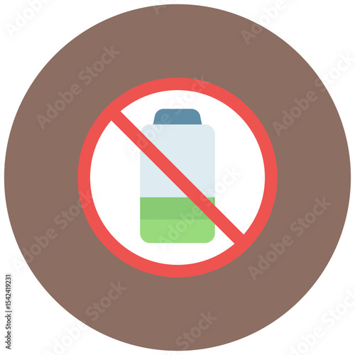 No Energy icon vector image. Can be used for Burnout.