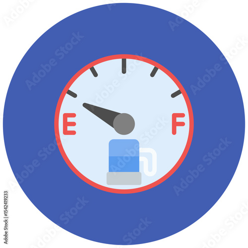 Out of Gas icon vector image. Can be used for Burnout.