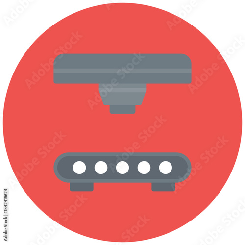 Canvastavla Bed Leveling icon vector image. Can be used for 3d Printing.