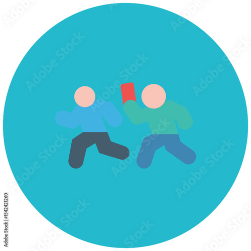 Relay Baton icon vector image. Can be used for Marathon.