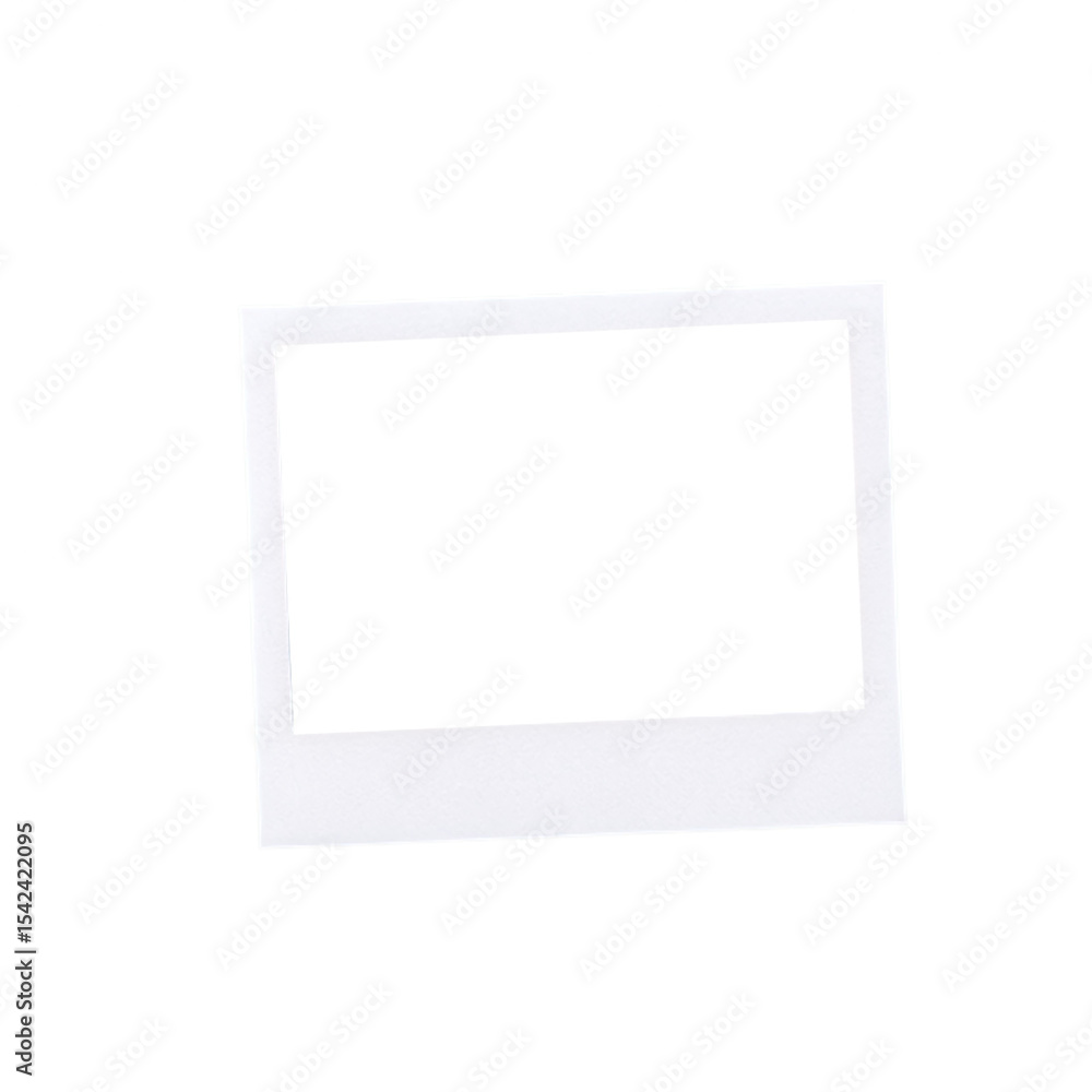 Polaroid frame isolated on transparent background Polaroid frame isolated on transparent background