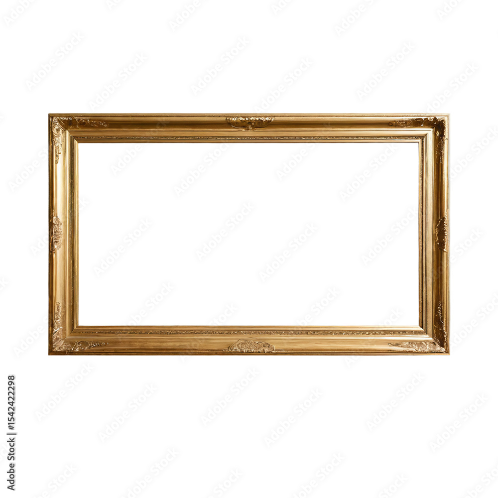 painting frame isolated on transparent background painting frame isolated on transparent background