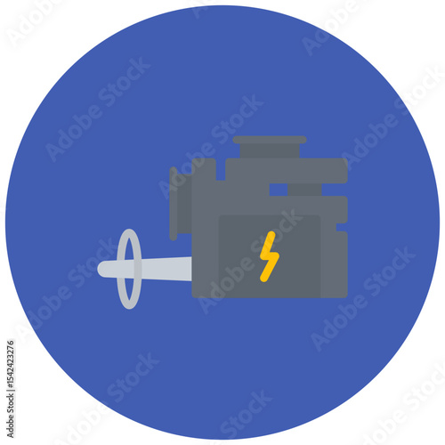 Ship Engine icon vector image. Can be used for Cruiser.