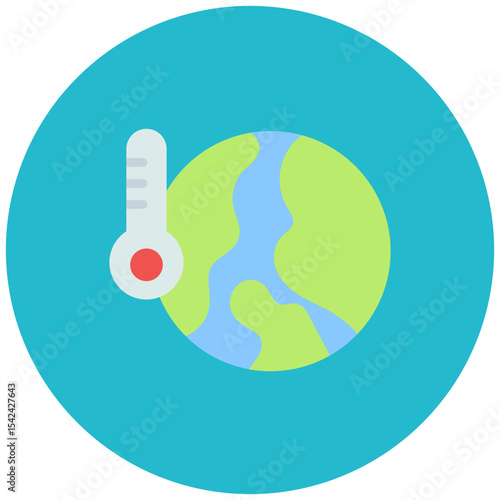 Climate Change icon vector image. Can be used for Protesting and Civil Disobedience.