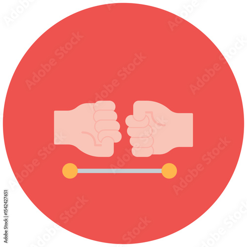 Counter Protest icon vector image. Can be used for Protesting and Civil Disobedience.