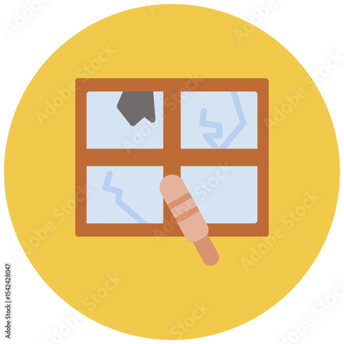 Vandalism icon vector image. Can be used for Protesting and Civil Disobedience.
