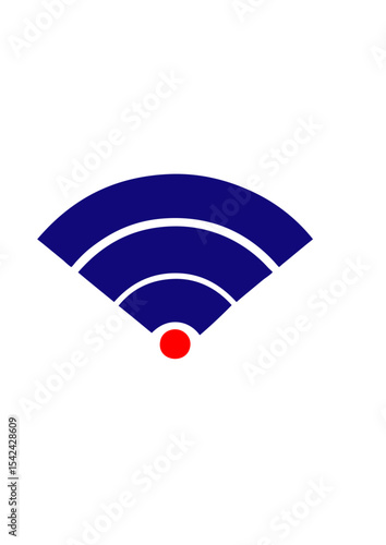фотографія symbole wifi faible