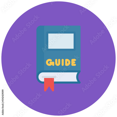 Guide icon vector image. Can be used for Lifestyles.