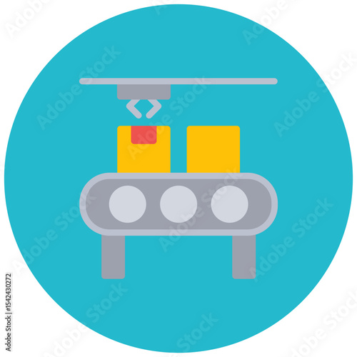 Production icon vector image. Can be used for Filmmaking.
