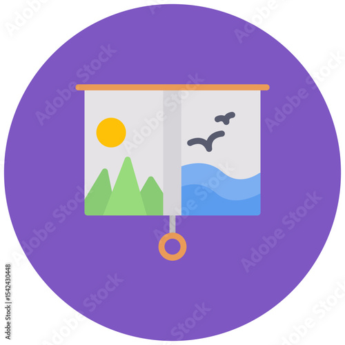 Storyboard icon vector image. Can be used for Filmmaking.