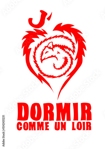 aime dormir comme un loir animal expression