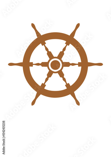 barre de navigation bateau roue