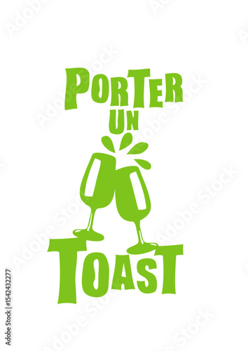 porter un toast verre expression
