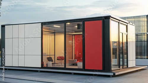 Modern Modular Office Building Exterior Design