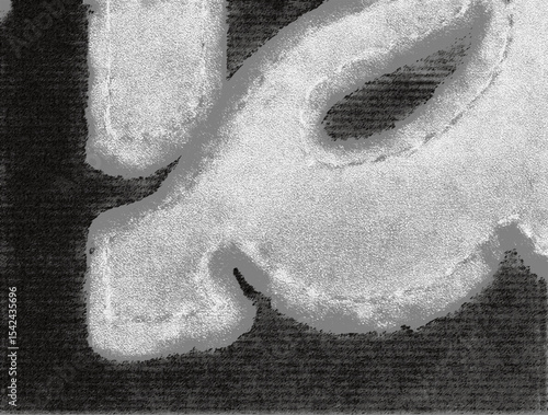 black and white grunge scanning effect abstract letter background