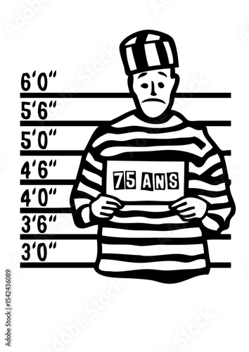 75 ans prisonnier detenu anniversaire