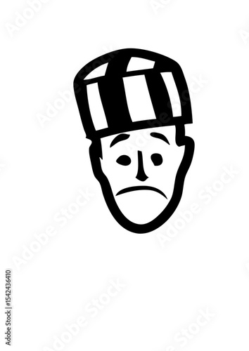 prisonnier tete dessin