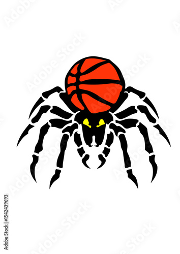 basketball araignee ballon logo club