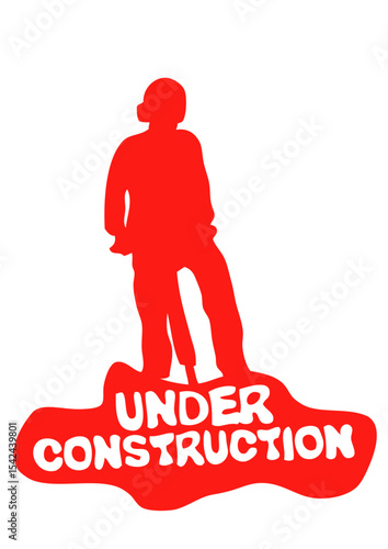 under construction marteau piqueur ouvrier