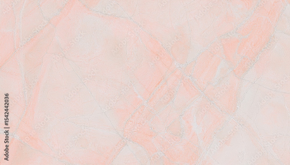 Fototapeta premium soft peach marble texture with delicate white veins and natural stone pattern, ideal for luxury branding, packaging design, print media, or web background