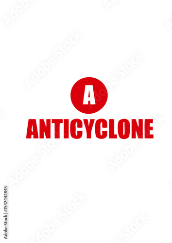Canvas Print anticyclone A