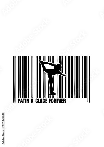 code barre patin glace.