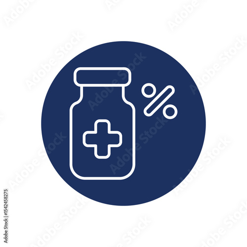No Alcohal icon vector