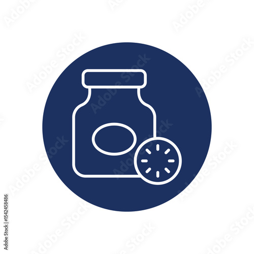 Vitamins icon vector