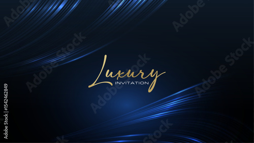 Blue Royal Award Graphics Background. Royal Awards Graphics Background. 