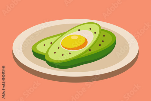 vector illustration of an easter egg