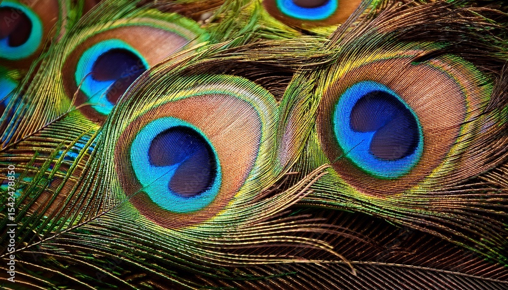 Fototapeta premium peacock feather background