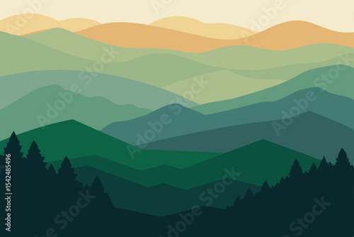 mountain landscape in the mountains