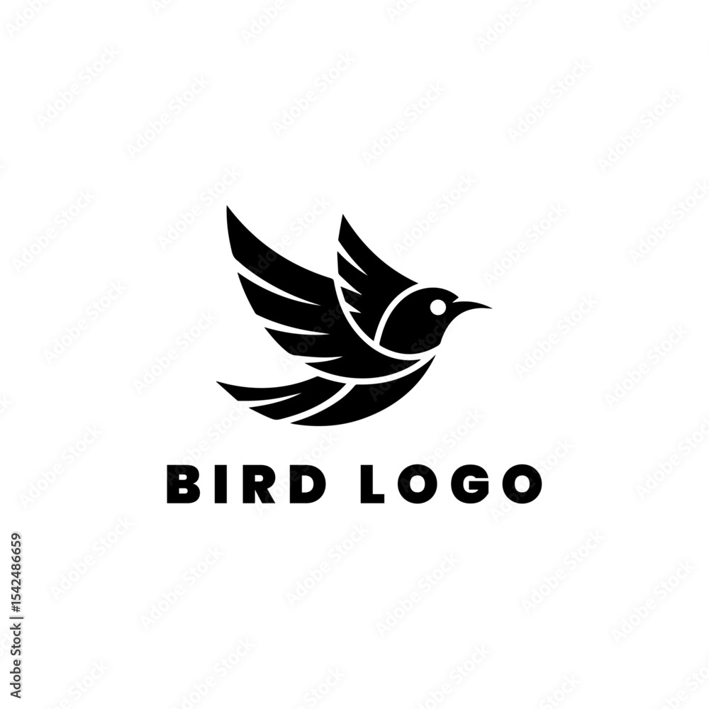 Obraz premium Bird Logo design template vector
