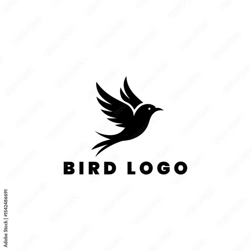 Fototapeta premium bird symbol vector